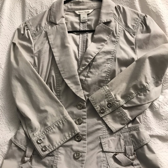 WHBM Grey Military Jacket - Picture 3 of 3